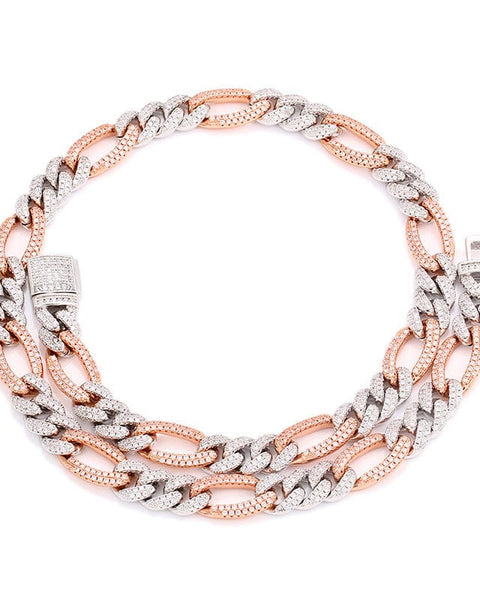 Nocta Vince Iced Figaro-Style Chain