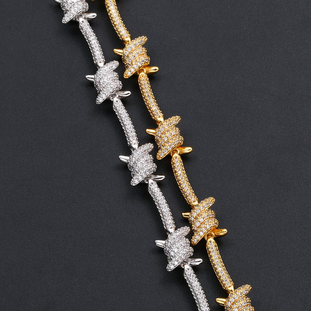 Nocta Vince Knotted-Bar Tennis Chain