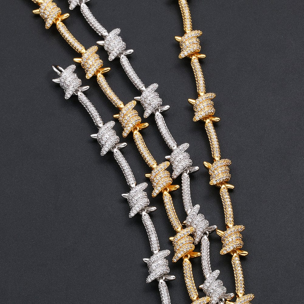 Nocta Vince Knotted-Bar Tennis Chain