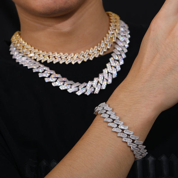 Nocta Vince Duplici Prong Cuban Bracelet