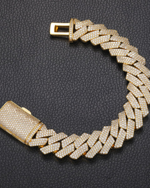 Nocta Vince Triple-Row  Gold Bracelet