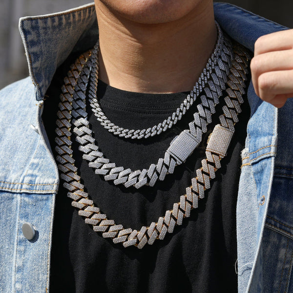 Nocta Vince Plano Pavé 20MM Cuban Chain