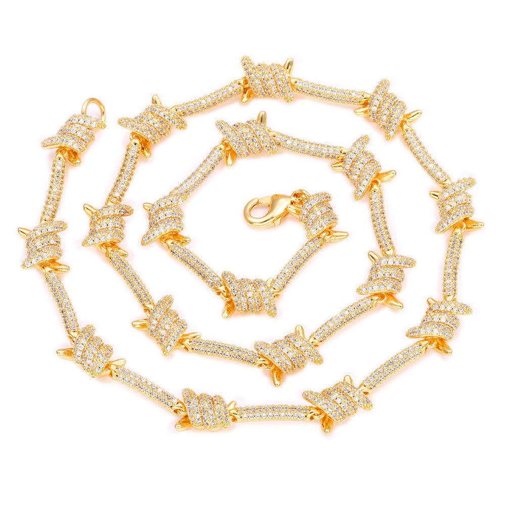 Nocta Vince Knotted-Bar Tennis Chain