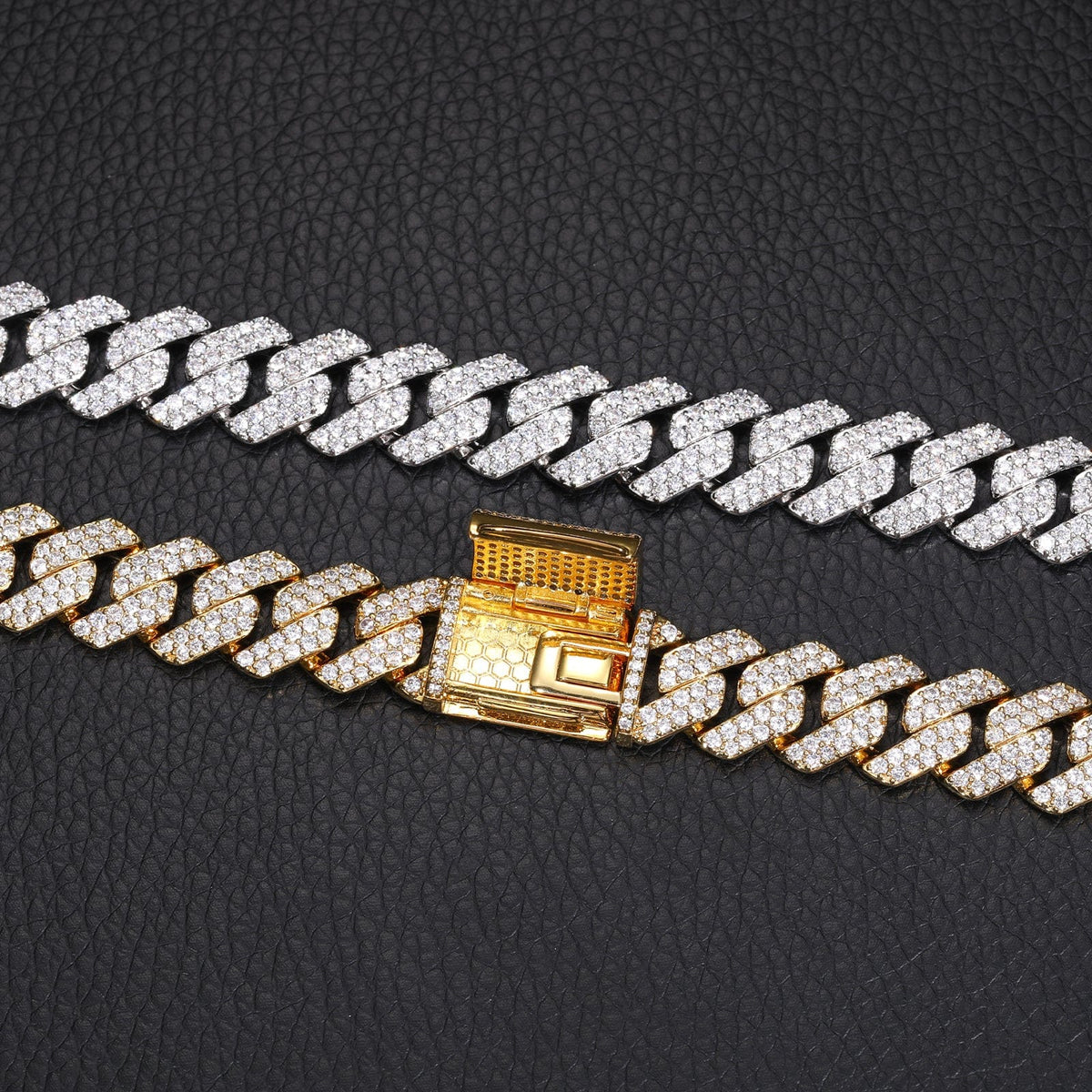 Nocta Vince Facet-Pave Cuban Chain
