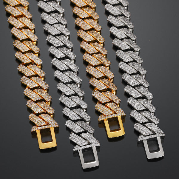Nocta Vince Plano Pavé 20MM Cuban Chain