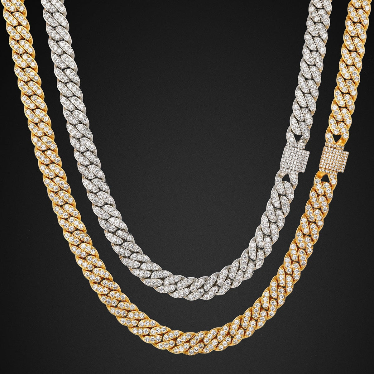 Nocta Vince Rounded Stone Cuban Chain
