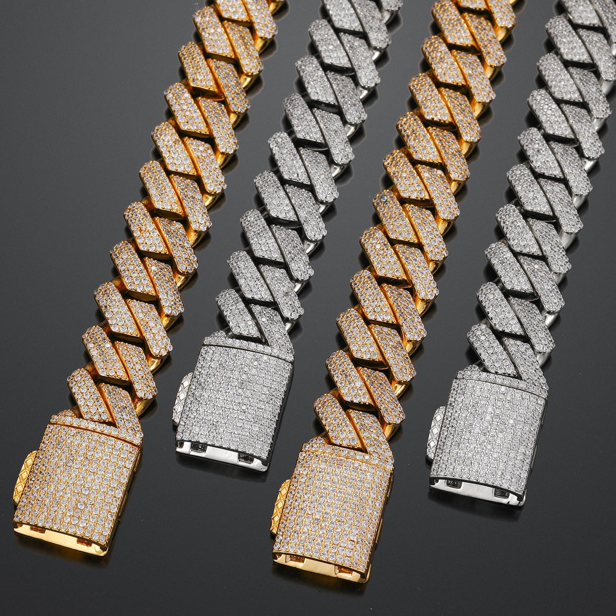 Nocta Vince Plano Pavé 20MM Cuban Chain