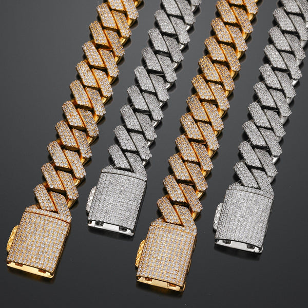 Nocta Vince Plano Pavé 20MM Cuban Chain