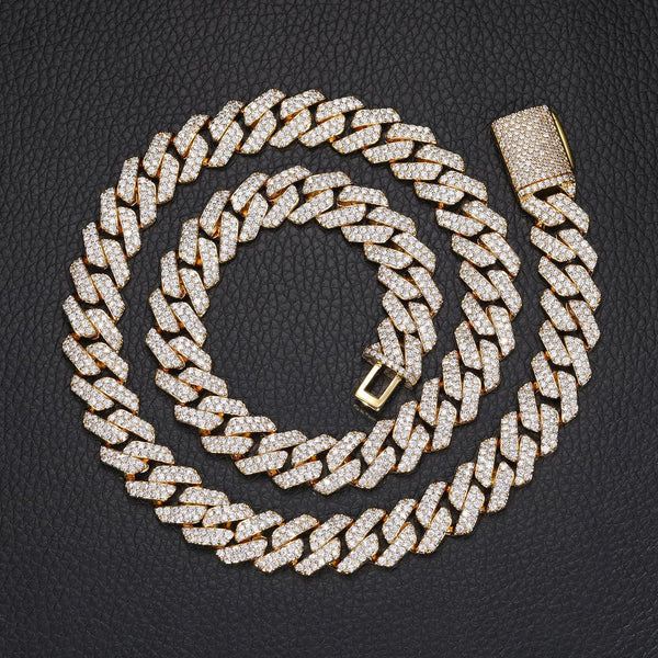 Nocta Vince Facet-Pave Cuban Chain