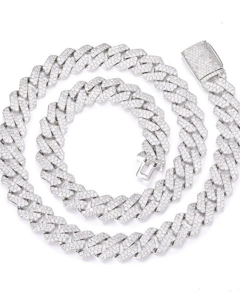 Nocta Vince Facet-Pave Cuban Chain