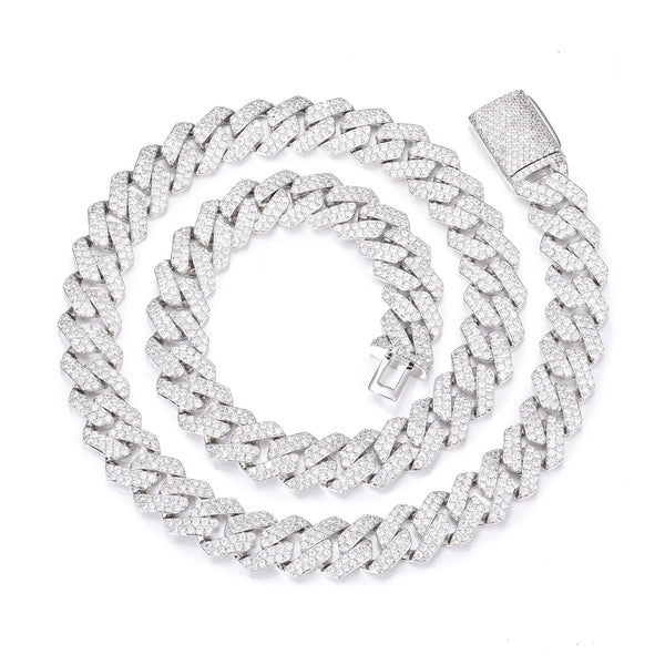 Nocta Vince Facet-Pave Cuban Chain