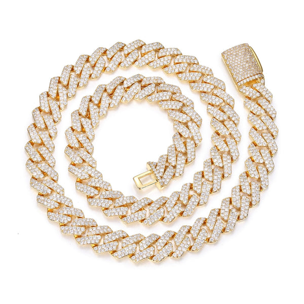 Nocta Vince Facet-Pave Cuban Chain