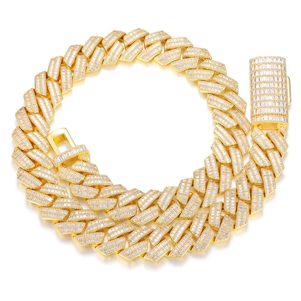 Nocta Vince Tessera 20MM Baguette Cuban Chain