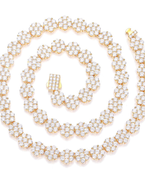 Nocta Vince Floral Cluster Chain