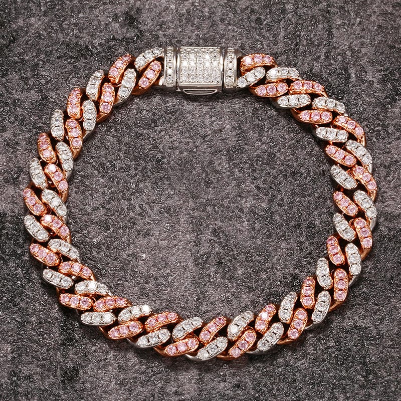 Nocta Vince Iced Two-Tone Bracelet