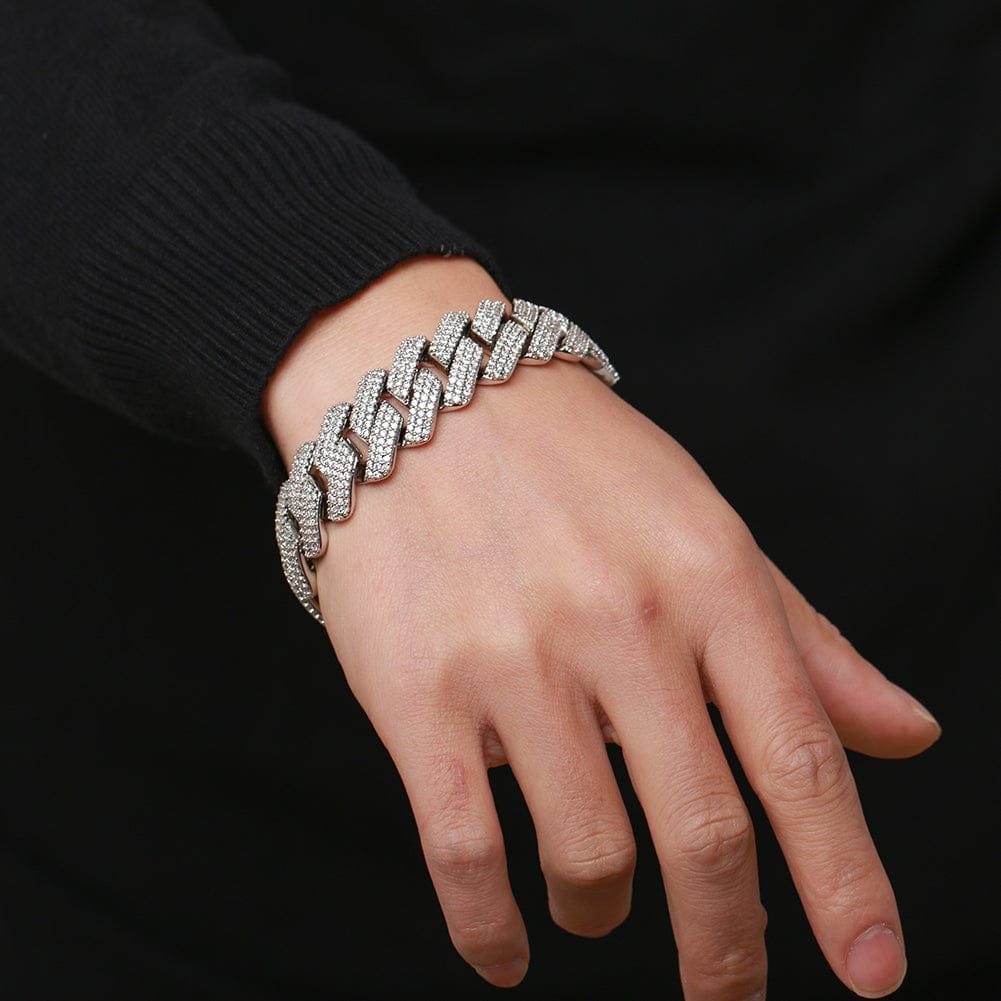 Nocta Vince Crestfall Pavé Link Bracelet