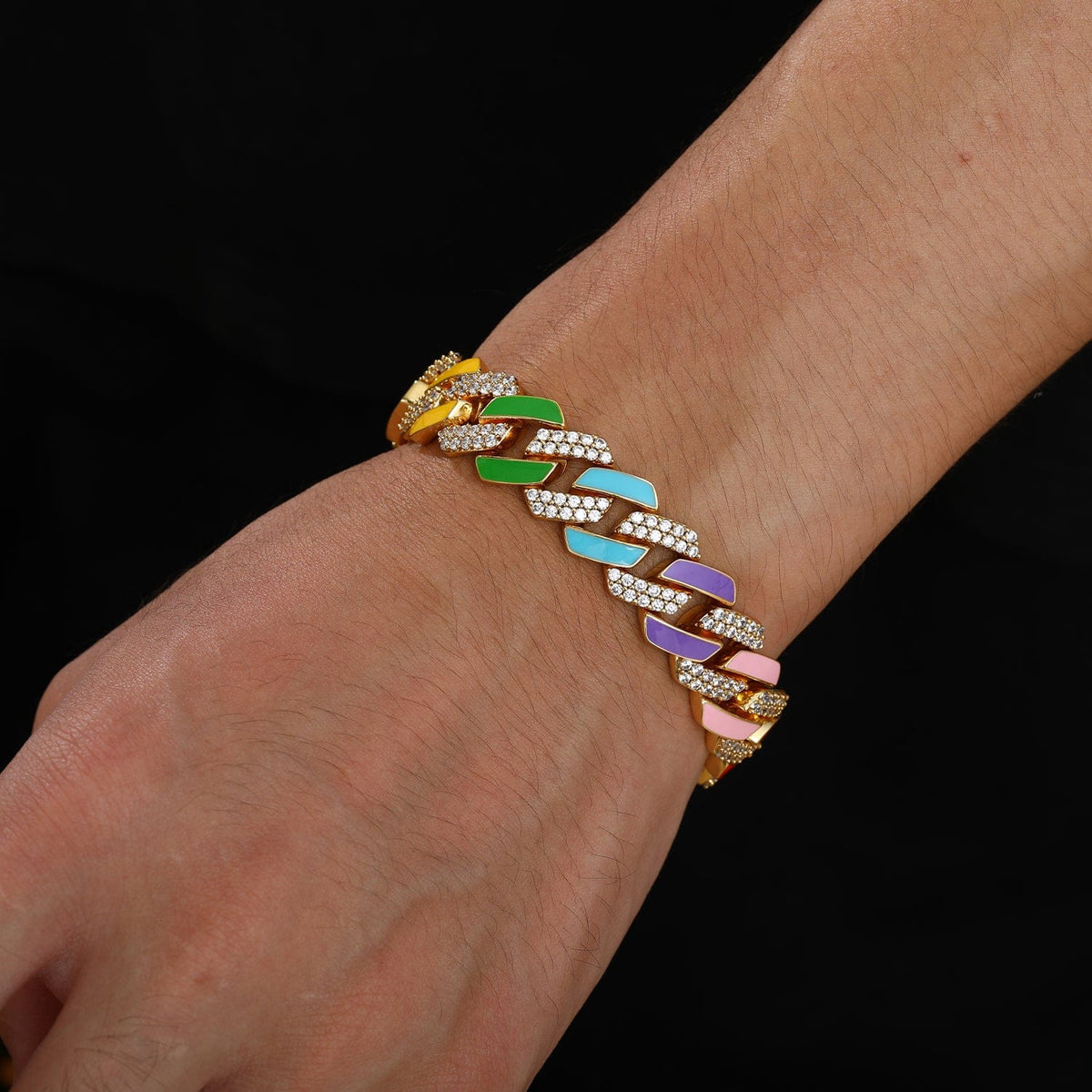Nocta Vince Rainbow Enamel Bracelet