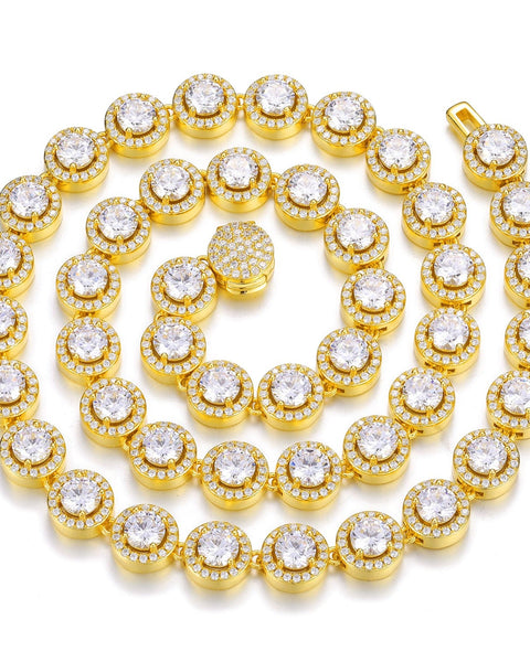 Nocta Vince Bezel-Set Centers Chain